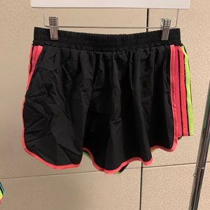 rainbow sequin shorts